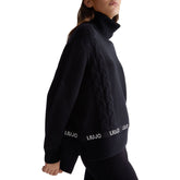 Liu Jo Dolcevita Logo Donna Nero | NonSoloSport