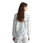 Maglia Donna Liu Jo Animalier Jacquard Grigio Bianco | NonSoloSport