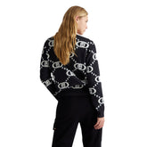 Maglia Donna Liu Jo Monogram Nero | NonSoloSport