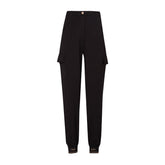 Pantaloni Cargo Donna Liu Jo Jersey Nero | NonSoloSport