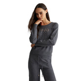 Maglia Donna Liu Jo Strass Grigio | NonSoloSport