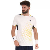 Lotto T-Shirt Top Iv Uomo Bianco Blu | NonSoloSport