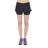 Lotto Shorts Tech D4 Donna Nero | NonSoloSport