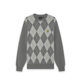 Maglione Uomo Lyle & Scott Argyle Grigio | NonSoloSport