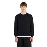 Maglione Uomo Lyle & Scott Merino Nero | NonSoloSport