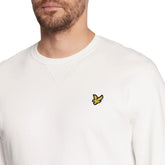 Felpa Uomo Lyle & Scott Crew Neck Bianco | NonSoloSport