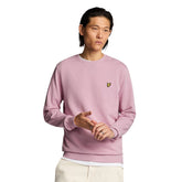 Felpa Uomo Lyle & Scott Crew Neck Rosa | NonSoloSport