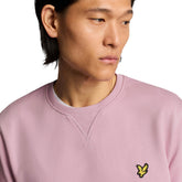 Felpa Uomo Lyle & Scott Crew Neck Rosa | NonSoloSport
