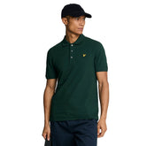 Polo Uomo Lyle & Scott Plain Verde | NonSoloSport