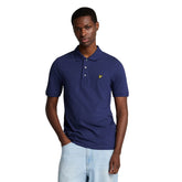 Polo Uomo Lyle & Scott Plain Blu | NonSoloSport