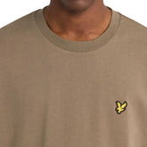 T-Shirt Uomo Lyle & Scott Taglio Squadrato Grigio Cenere | NonSoloSport