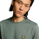 T-Shirt Uomo Lyle & Scott Plain Verde | NonSoloSport