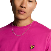 T-Shirt Uomo Lyle & Scott Plain Fucsia | NonSoloSport