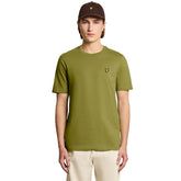 T-Shirt Uomo Lyle & Scott Cotton Crew Neck Beige | NonSoloSport