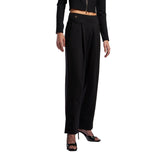 Pantalone Donna Macron Luna Milo Nero | NonSoloSport