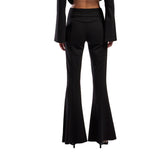 Pantalone Donna Macron Harper Wide Leg Nero | NonSoloSport