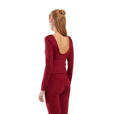Crop Top Donna Macron Evelyne Bordeaux | NonSoloSport