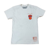 T-Shirt Uomo Mitchell & Ness Post Card New York Knicks Bianco | NonSoloSport