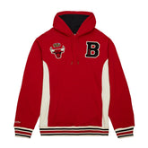 Felpa Uomo Mitchell & Ness Nba Team Legacy Bulls Cappuccio French Terry Rosso | NonSoloSport