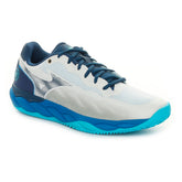 Scarpa da Tennis Uomo Mizuno Wave Enforce Court CC Bianco Blu | NonSoloSport