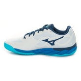 Scarpa da Tennis Uomo Mizuno Wave Enforce Court CC Bianco Blu | NonSoloSport