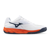 Scarpa da Tennis Uomo Mizuno Wave Enforce Court 2 CC Bianco Arancione | NonSoloSport