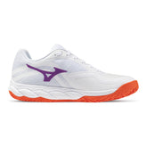 Scarpa da Tennis Donna Mizuno Wave Enforce Court 2 CC Bianco Arancione Viola | NonSoloSport