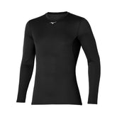 T-Shirt Manica Lunga Uomo Mizuno Mid Weight Crew Nero | NonSoloSport