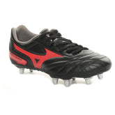 Scarpa da Rugby Uomo Mizuno Waitangi II CL Nero Rosso | NonSoloSport