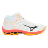 Scarpa da Volley Uomo Mizuno Wave Voltage 2 Mid Bianco Corallo | NonSoloSport