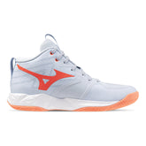 Scarpa da Volley Donna Mizuno Wave Momentum Pro Mid Azzurro Arancione | NonSoloSport