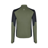 T-Shirt Manica Lunga Uomo Montura Stretch Color Verde Nero | NonSoloSport