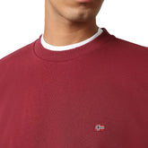 Napapijri Felpa Girocollo Balis Uomo Bordeaux | NonSoloSport