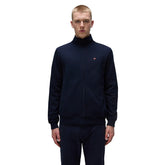 Felpa Uomo Napapijri Balis Full Zip Small Logo Blu | NonSoloSport