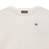 T-Shirt Ragazzo Napapijri Salis Bianco | NonSoloSport