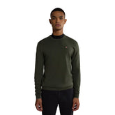 Maglione Uomo Napapijri Girocollo Lana Damavand 4 Verde | NonSoloSport