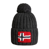 Berretto Uomo Napapijri Pom Pom Semiury Grigio | NonSoloSport