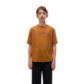 T-Shirt Uomo Napapijri New Box Logo Marrone | NonSoloSport