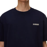 T-Shirt Uomo Napapijri Small Box Blu Scuro | NonSoloSport