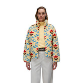 Felpa Pile Donna Napapijri Shima Beige Multicolor | NonSoloSport