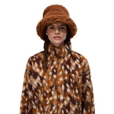 Felpa Pile Donna Napapijri Shima Marrone Multicolor | NonSoloSport