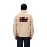 Felpa Pile Uomo Napapijri Archive Beige | NonSoloSport