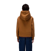 Felpa Ragazzo Napapijri New Box Logo Marrone | NonSoloSport