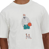 T-Shirt Uomo New Balance Athletics Basketball Bianco | NonSoloSport