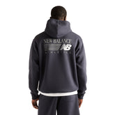 Felpa Uomo New Balance Reimagined Grigio | NonSoloSport