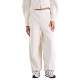 Pantalone Donna New Balance Athletics Crafted Beige | NonSoloSport