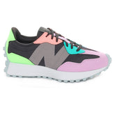 New Balance 327 Art Deco Miami Pack Donna Nero Viola | NonSoloSport