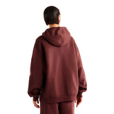 Felpa Donna New Balance Trackside Bordeaux | NonSoloSport