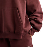 Felpa Donna New Balance Trackside Bordeaux | NonSoloSport