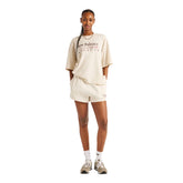 T-Shirt Donna New Balance Trackside Oversized Beige | NonSoloSport
